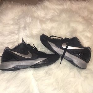 Black and Gray Nike Hyperspike volleyball shoes